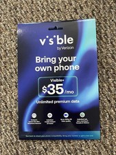 Try Visible by Verizon SIM card 35$ Unlimited Data Talk Text