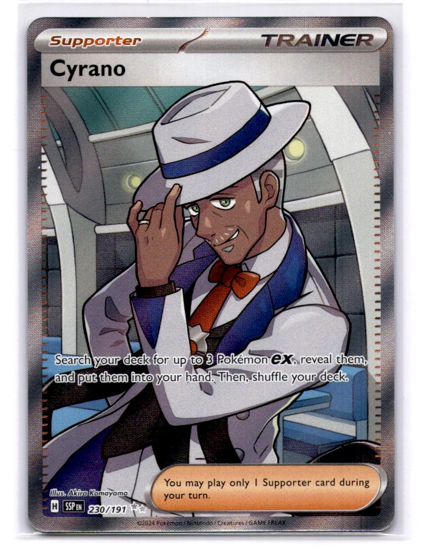 Cyrano Ultra Rare SV08: Surging Sparks 230/191 LP-NM