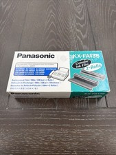 Panasonic KX-FA136 Original Ink Film Replacement Fax Toner 2 Rolls - New Sealed