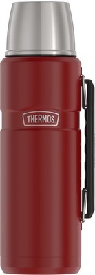 Thermos Stainless King Vacuum Insulated Beverage Bottle 40oz Rustic Red Ounce