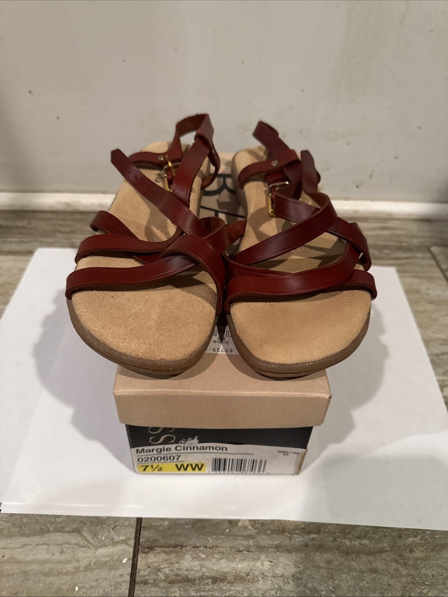 Bass Margie Cinnamon 0200607 Size 1/2 Women's Sandals
