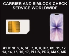 Carrier And SIM Check, Network, iPhone All Models