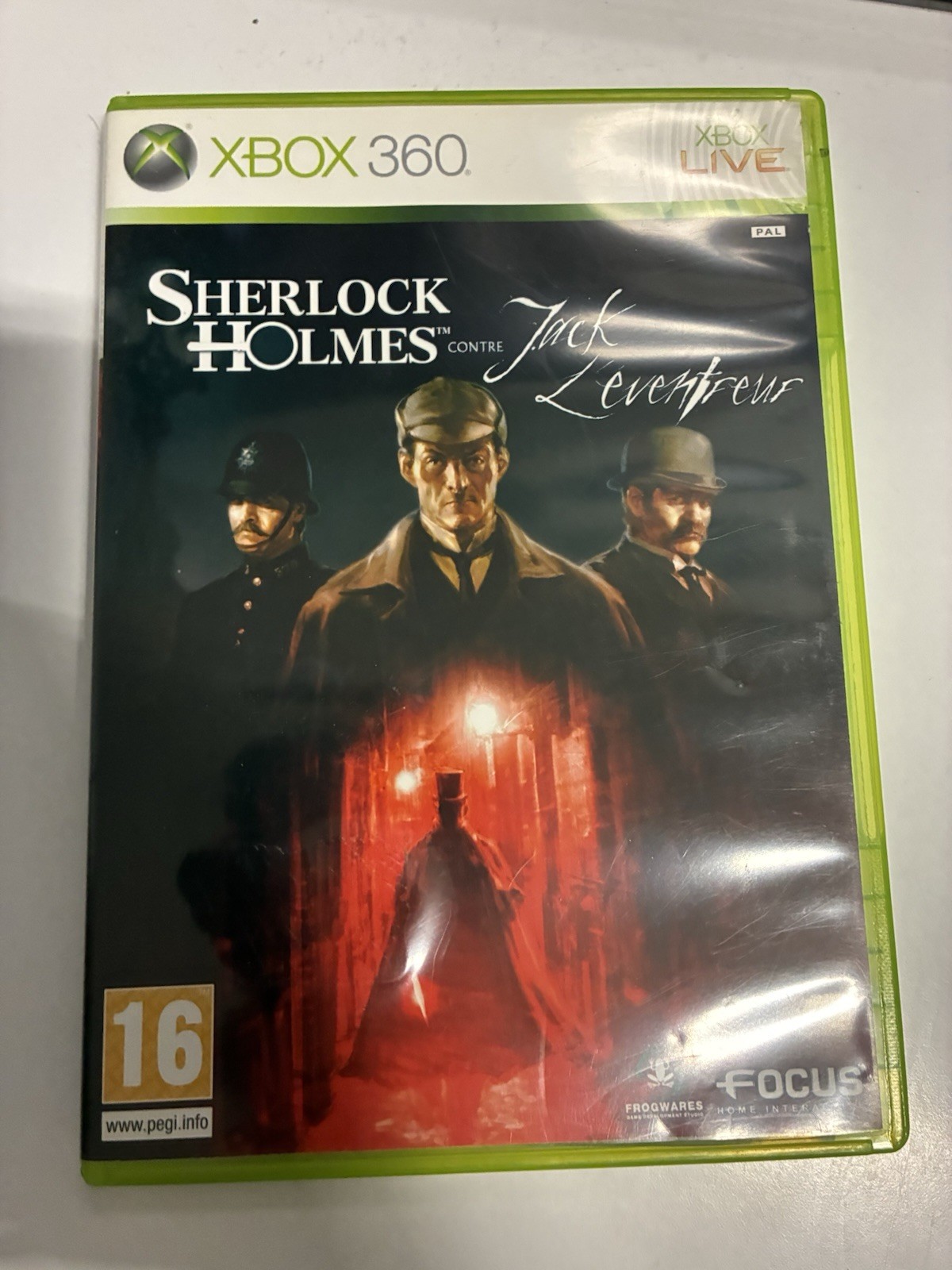 Sherlock Holmes Contre Jack L'éventreur Xbox 360 PAL FR complet