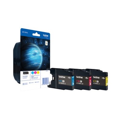 Brother LC1280XL Tintenpatrone Cyan/Magenta/Gelb für MFC-J5910DW MFC-J6710DW