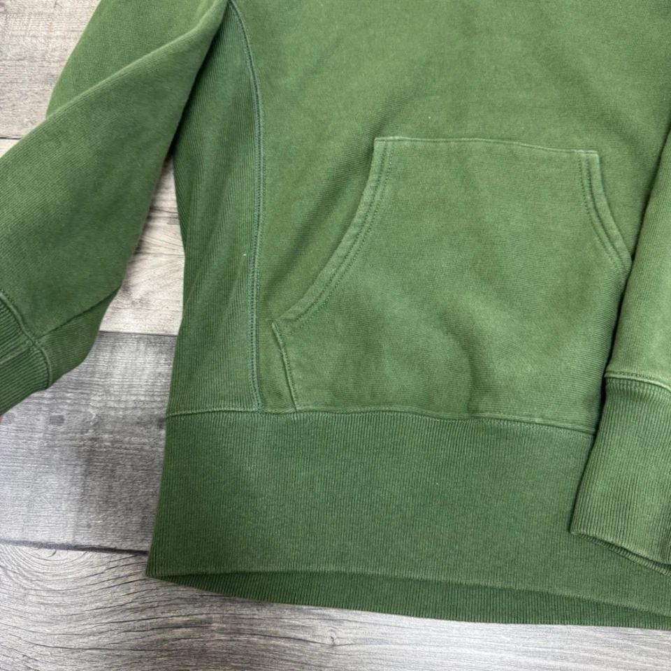 Champion Mens Green Long Sleeve Hooded Pullover Hoodie Size Small, photo 4 of 5