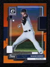 2022 Panini Donruss Optic Orange Prizm 89/125 Shane Bieber #125 0m0g