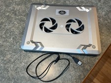 Gear Head Dual-Cool Notebook Cooling Fan Dual Fan Lightweight USB Powered Tested
