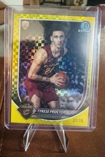 2025-26 Bowman Chrome - Tyrese Proctor - Yellow X-Fractor /275 (RC)