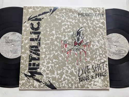 Metallica – Live Shit: Binge & Purge BRAZIL 1st press 2 LPs
