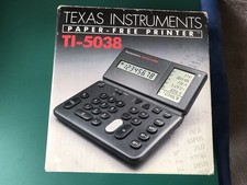 Vintage TEXAS INSTRUMENTS TI-5038 Paper Free Calculator Printer