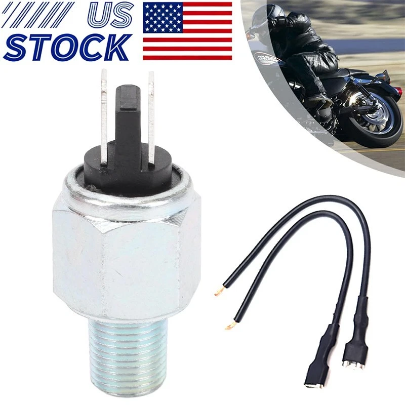 Interruptor hidráulico de luz de freio traseiro 72023-51D/E T para 2003-14 Harley Touring - Imagem 2 de 4