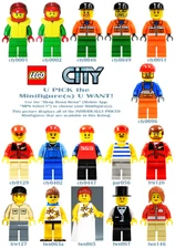 Genuine LEGO U PICK Minifigures TOWN: CITY **USED**