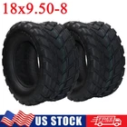 2PCS 18x9.50-8 ATV UTV Tires 18x9.5x8 4PR Trail Sand Mud Off-Road Tires Tubeless