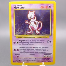 mewtwo pokemon card 10 102 Amazon.com: Pokemon - Mewtwo (10) - Base Set 2 main image 1