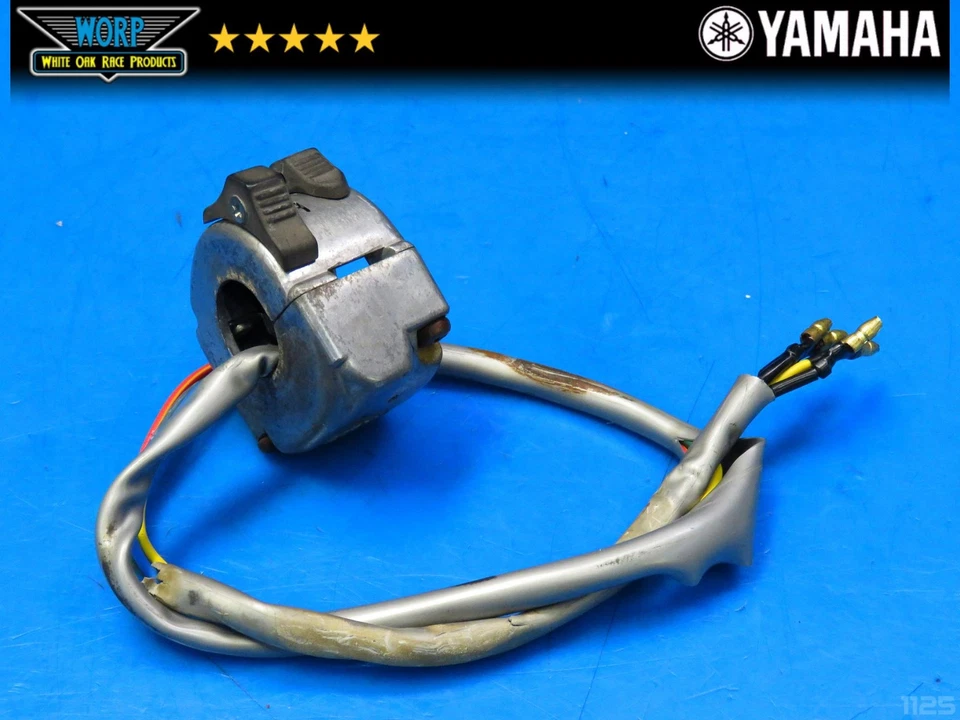1974 YAMAHA TY250 TRIAL 250 LEFT HAND SWITCH HEADLIGHT HIGH LOW ~ OEM 74-77 - Image 4 of 4