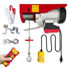 Hoist 2 in 1,1760lbs Hoist Winch with 98ft Wireless Control&Wired Remote Cont...