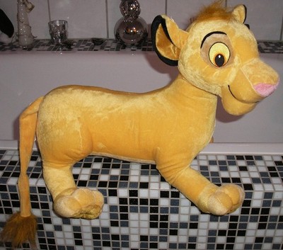 XL Simba 50 cm König der Löwen Disney Hasbro 2002 The Lion King Plüsch Stofftier