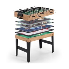 10-in-1 Foosball Table 48" Combo Game Table Ping Pong Table Air Hockey Table ...