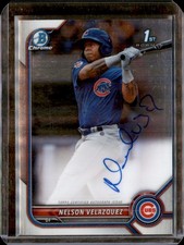 2022 Bowman Chrome #CPA-NV Nelson Velazquez Prospect Autographs
