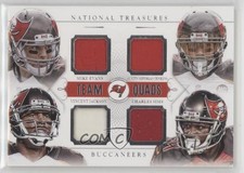 2014 National Treasures Team Quads 14/49 Mike Evans Austin Seferian-Jenkins 2r7
