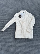 ASPESI Off White Summer Blazer - Size 42