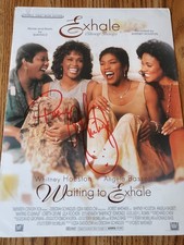 WHITNEY HOUSTON AUTOGRAPHED Original Sheet Music Waiting To Exhale RARE ITEM
