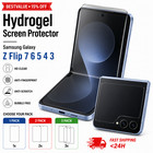 Hydrogel Screen Protector Samsung Galaxy Z Flip 7 6 5 4 3 Film 3 2 1 Pack
