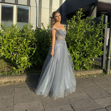 La Divine CC493 Smoky Blue Dress