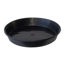 Runde Untersetzer Schwarz &oslash; 18 cm - &oslash; 45 cm, Blumentopf, Pflanzk&uuml;bel