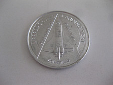 NASA Shuttle Enterprise Challenge Coin Contains Actual Metal From Enterprise