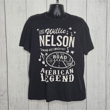 Zion Rootswear Buckle NWT Willie Nelson American Legend Cotton T-Shirt, sz XL