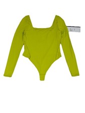 Lululemon Wundermost Ultra-Soft Nulu Square-Neck Long-Sleeve Bodysuit Size Small