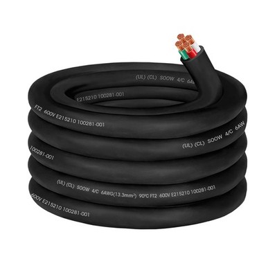 6/4 6 AWG SOOW Portable Power Cable Wire,6 Gauge 600V SOOW Electrical Cable,6...