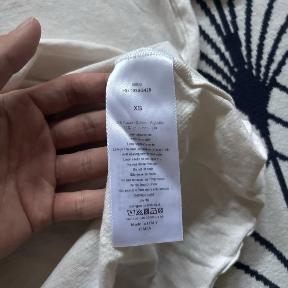 Футболка Christian Dior F/W 2019 Runway Sisterhood Is Global феминистская льняная смесь - Изображение 3 из 4