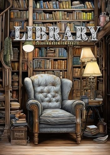 Monsoon Publising Library Coloring Book for Adults (Paperback)Another great item from Rarewaves USA | Free delivery!