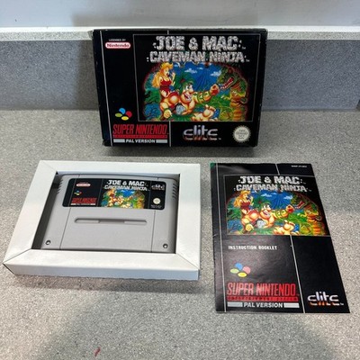 Joe & Mac Caveman Ninja Nintendo SNES Super Nintendo OVP - Sehr Guter Zustand