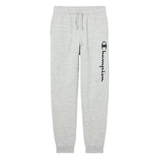 CHAMPION JUNIOR BOYS SWEATPANTS RIB JOGGERS GREY COMFY LOUNGE NEW BNWT SPORTS OG