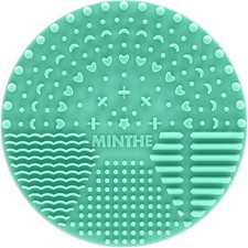   Makeup Brush Cleaner Mat  2 Pack  Silicone Make up Cleaning Pad