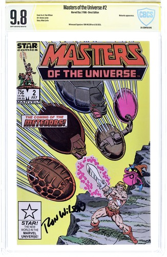 Masters of the Universe #2 CBCS 9.8 Witnessed Sig Wilson 1986 25-23D4F3A-043