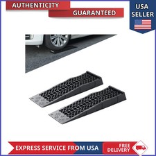 Ramps Low Profile Plastic Car Service Ramps 3 Ton Truck Vehicle - 2 Pack