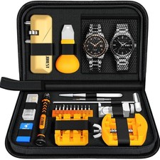 Jorest 【Neu 2025】 Uhrenwerkzeuge Set, Uhr Batteriewechsel, Uhrenarmband Kürze...