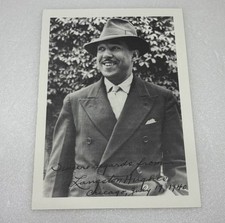 Vintage Greeting Card Langston Hughes Photo Print Schomburg Center Art Decor P4