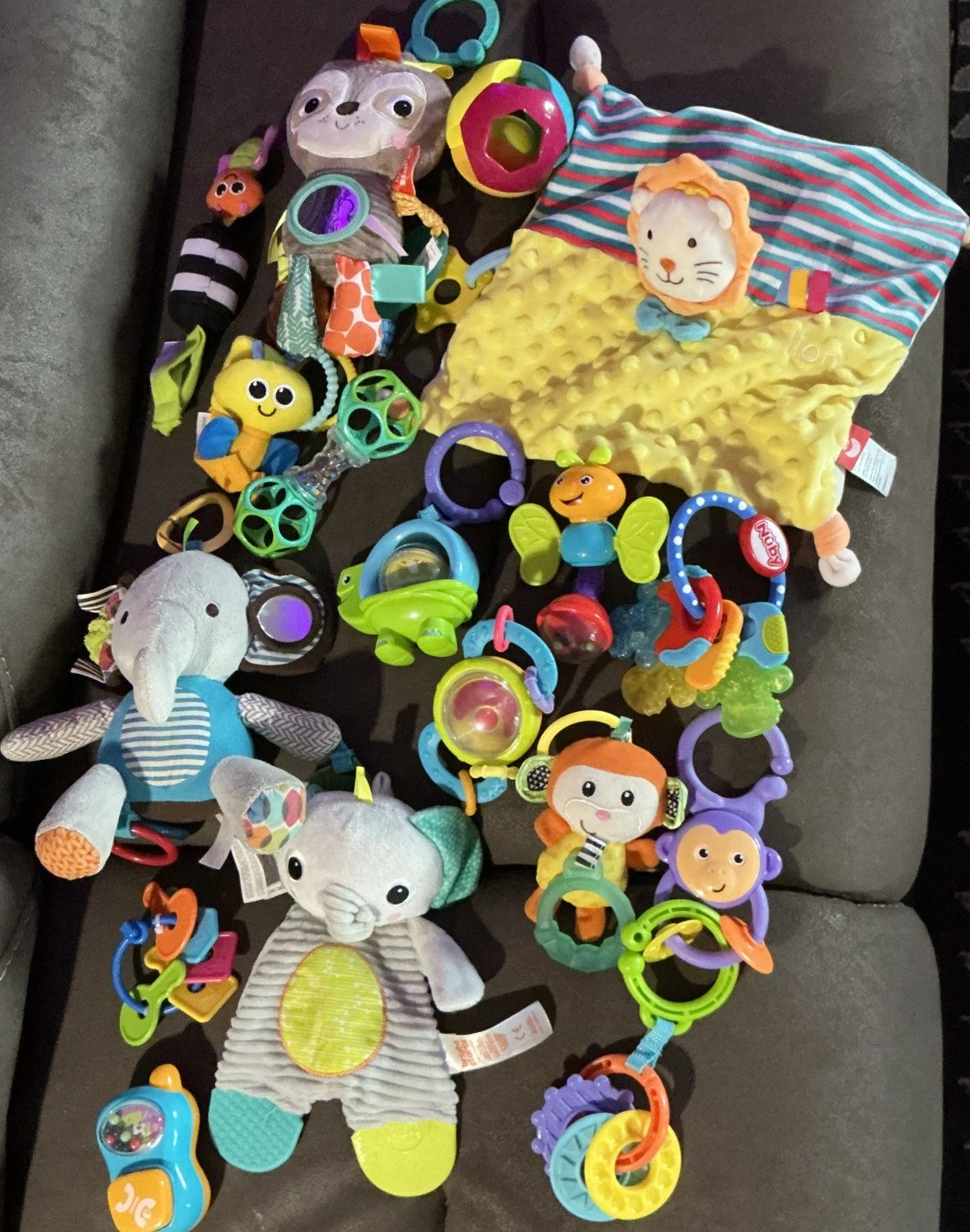 Lot Bundle Baby Infant Sensory Toys Teething Play Rattles Developmental
Opens in a new window or tab