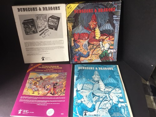 Dungeons & Dragons Basic Set TSR 1001  w/ B2 Module And Core Rule book