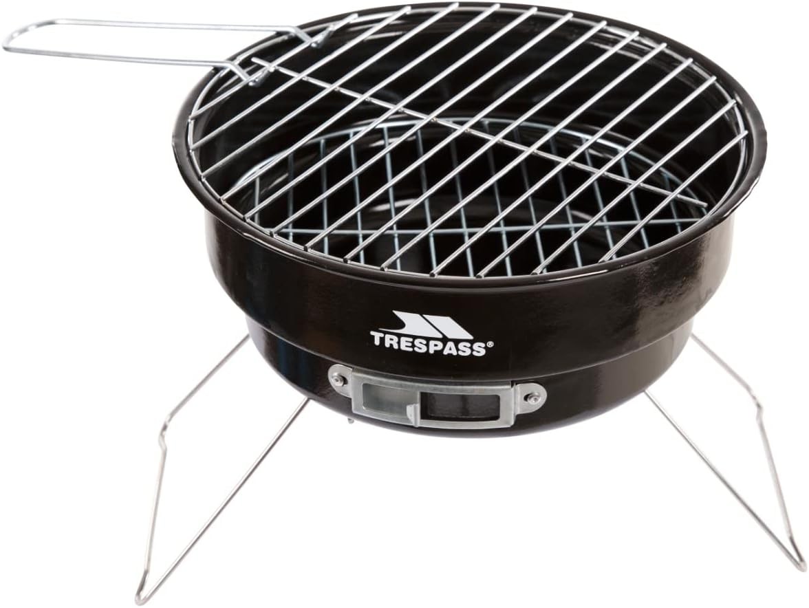 Trespass Collapsible Portable BBQ Bucket Grill Picnic Garden Outdoor Camping