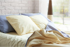 Organic Cotton Queen Bed Sheet Set - Sand Beige GOTS Certified