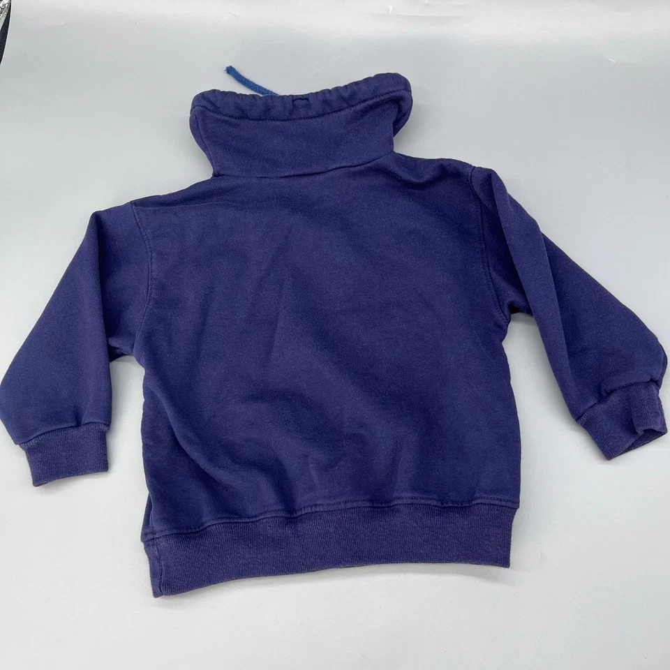 De Colección OshKosh B'gosh Suéter Bebé 3T Azul Bordado Universidad Pullover Sudadera con Capucha Foto 2 de 4