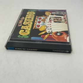 King of Casino (TurboGrafx-16, 1990) complete CIB.