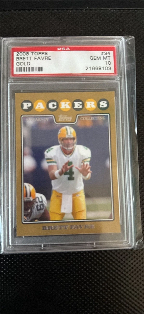 Carte Brett Favre Topps Chrome 2008 - Flight To 428 #8/199 - Refractor Packers