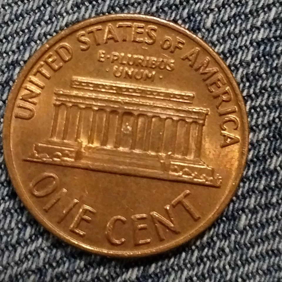 Lincoln Penny 1968 D con DDO y RDA Foto 2 de 2